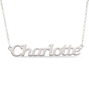 Personalised Sterling Silver Name Necklace