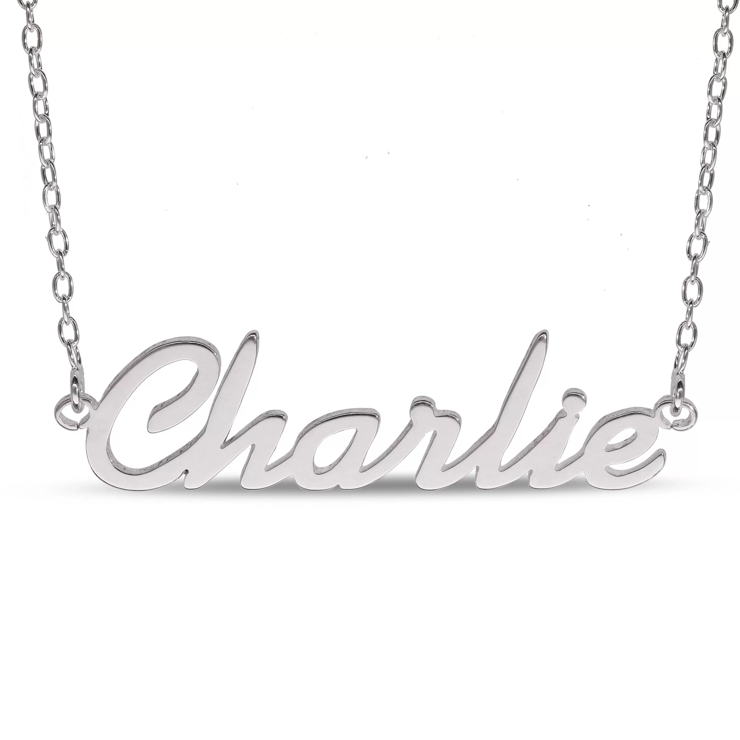 Personalised Stainless Steel Hypoallergic Name Necklace - Image 2