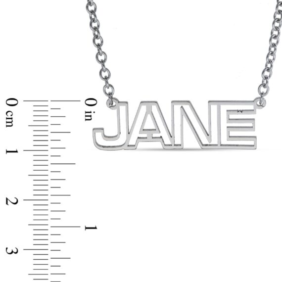 Personalised Stainless Steel Name Necklace