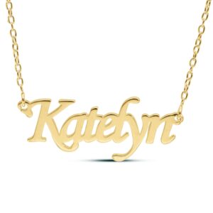 Personalised Gold Plated Name Necklace